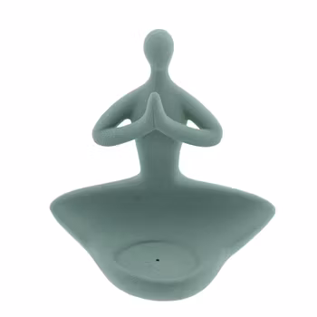 Grön buddha, Ljus & rökelsehållare, Keramik