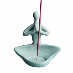 Grön buddha, Ljus & rökelsehållare, Keramik