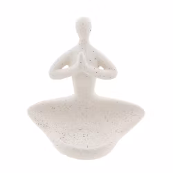 Vit buddha, Ljus & rökelsehållare, Keramik