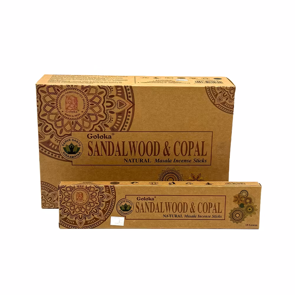 Sandalwood & Copal ekologisk, Goloka rökelse
