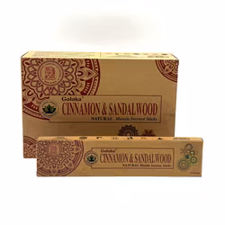 Cinnamon & Sandalwood ekologisk, Goloka rökelse