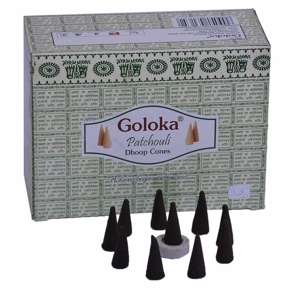 Patchouli, Rökelsekoner, Goloka