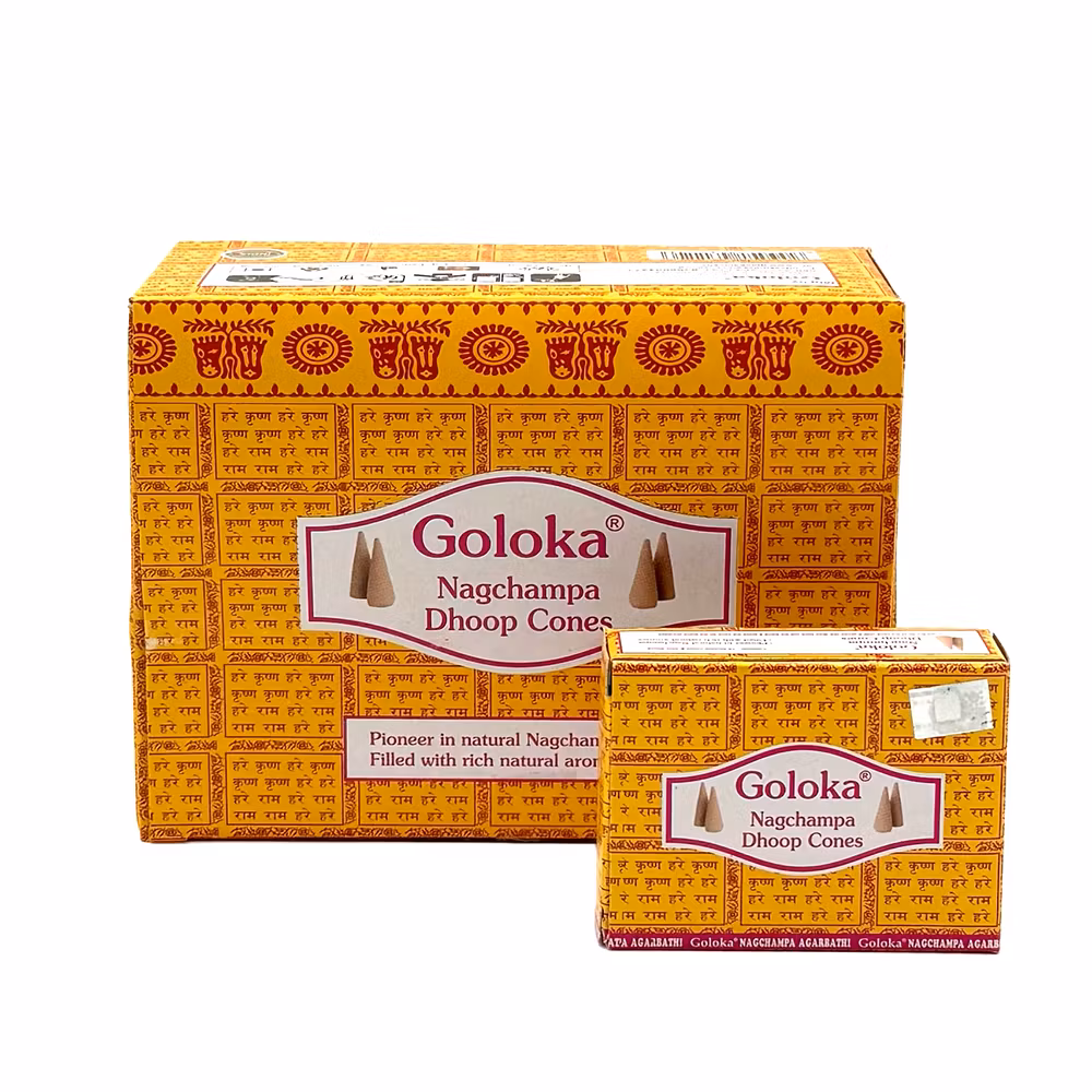 Nag Champa Agarbathi, Rökelsekoner, Goloka