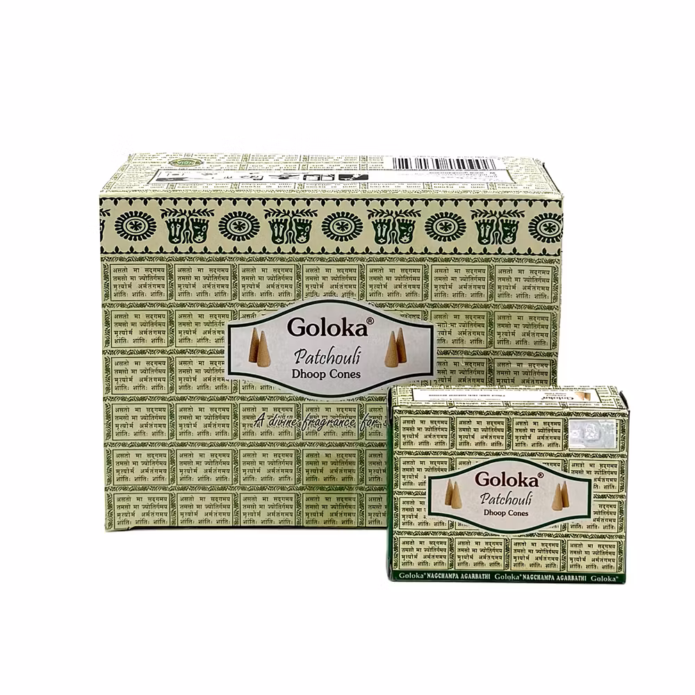 Patchouli, Rökelsekoner, Goloka