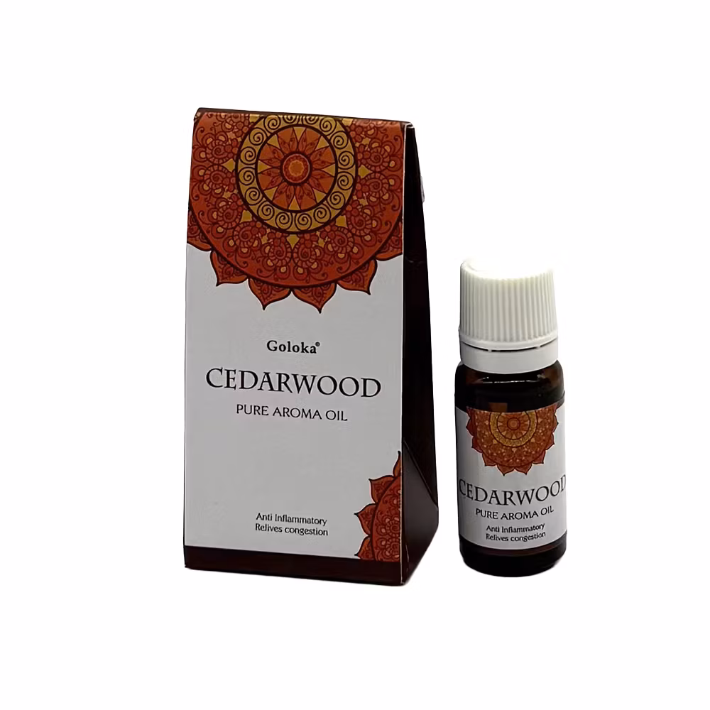 Cedarwood, Doftolja, 10ml Goloka