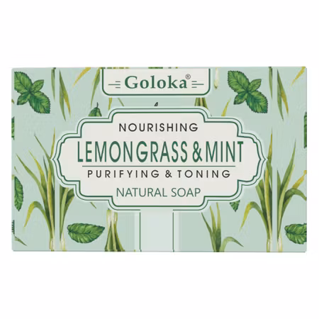 Lemongrass & Mint, Handtvål 75g, Goloka