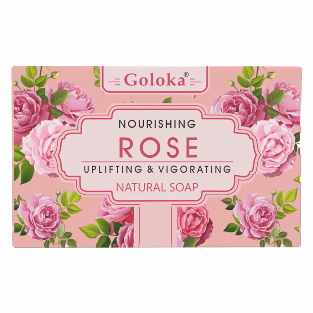 Rose, Ros, Handtvål 75g, Goloka