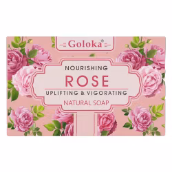 Rose, Ros, Handtvål 75g, Goloka