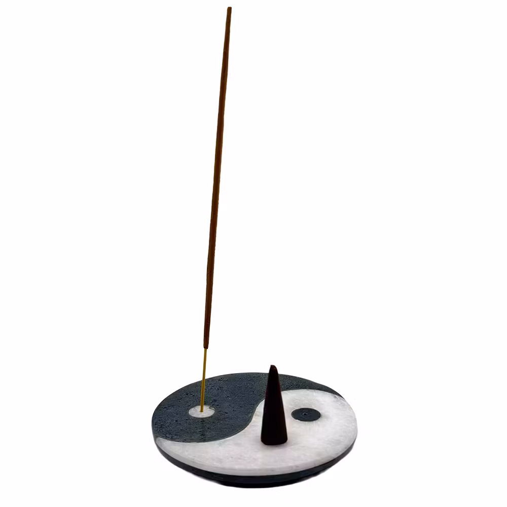 Yin Yang, Rund Rökelsehållare, Sandsten