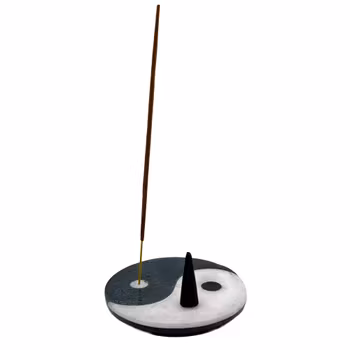 Yin Yang, Rund Rökelsehållare, Sandsten