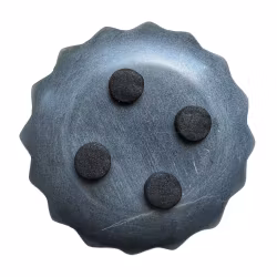 Lotus ljus- och rökelsehållare täljsten