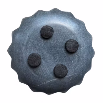 Lotus ljus- och rökelsehållare täljsten