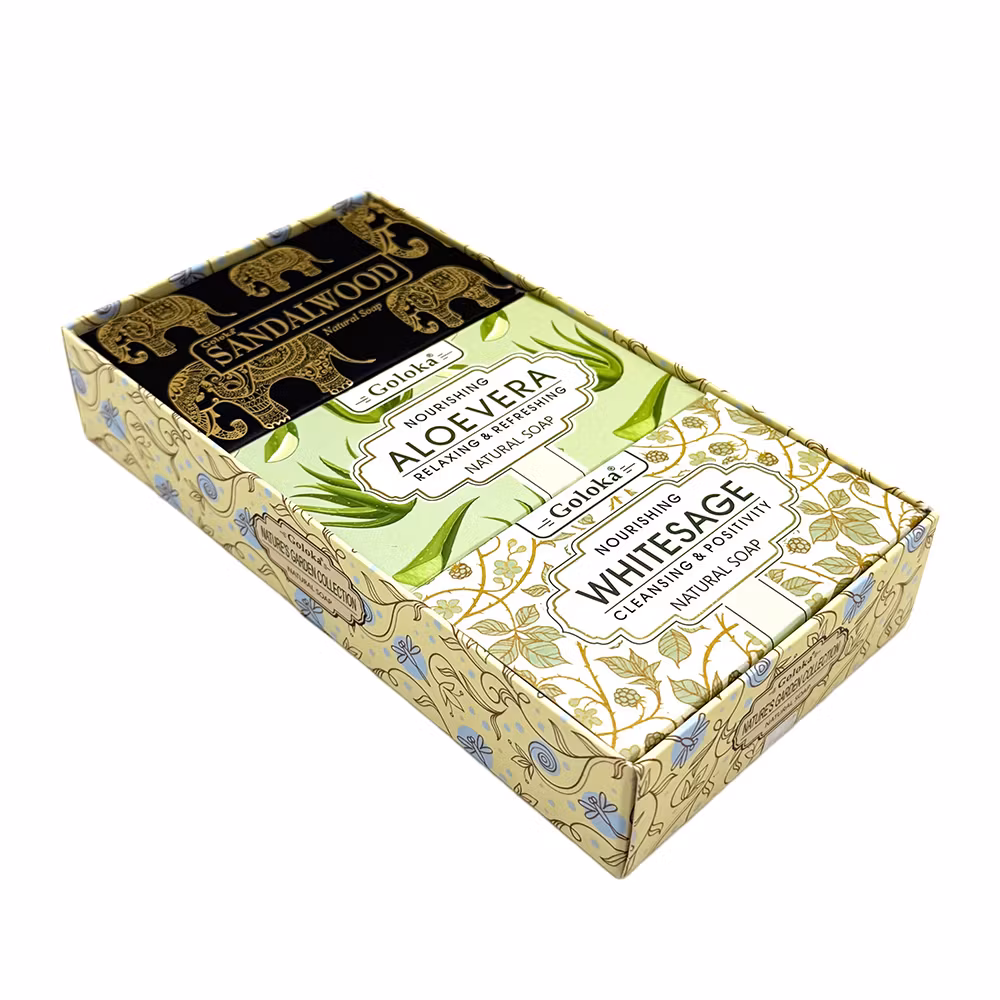 3-pack Handtvål, Nature's Garden, Goloka Presentförpackning