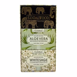 3-pack Handtvål, Nature's Garden, Goloka Presentförpackning