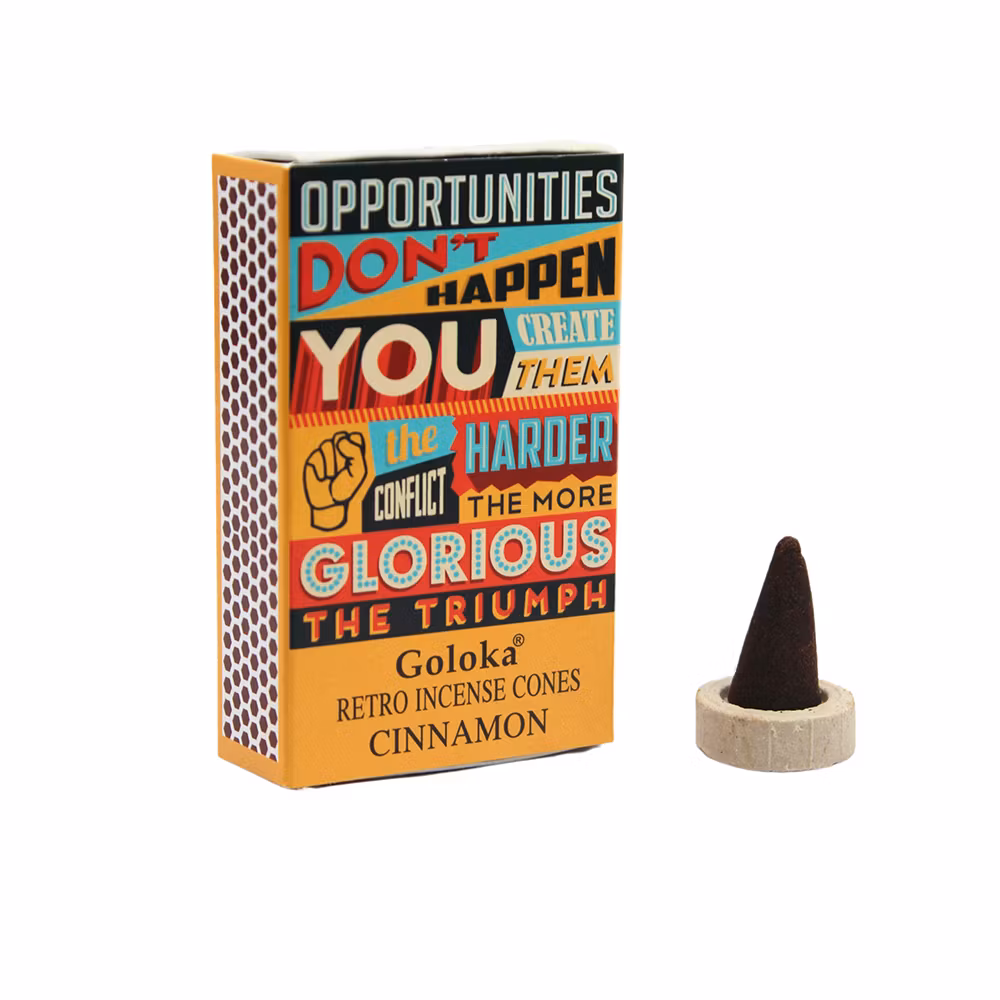 Cinnamon, Kanel, Retro Rökelsekoner, Goloka