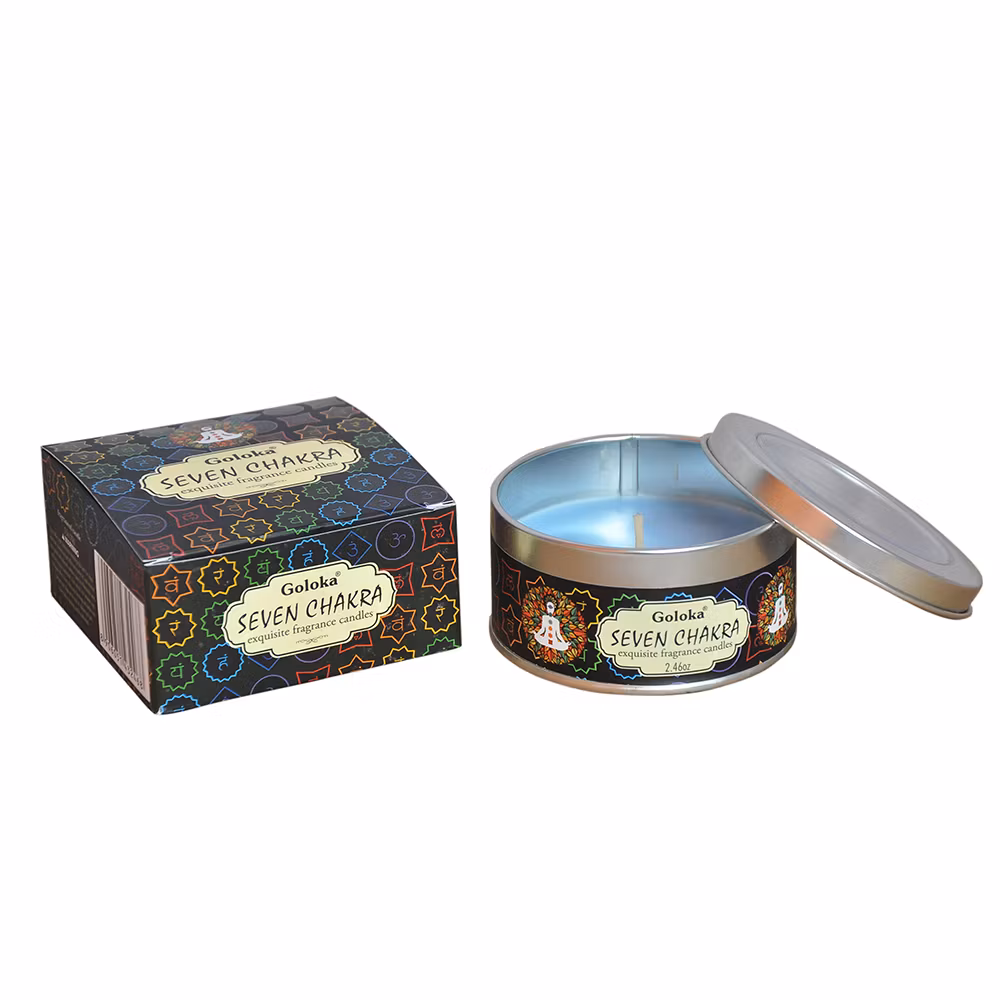 Seven Chakra 70g Doftljus, Goloka
