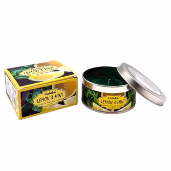 Lemon & Mint 70g Doftljus, Goloka