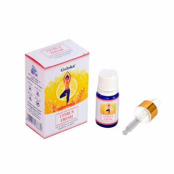 Citrus Fresh, Eterisk Oljeblandning, Goloka, 10ml