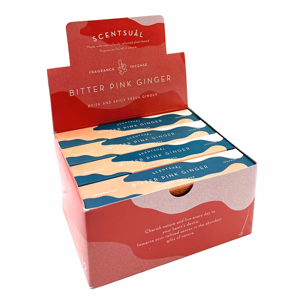 Bitter Pink Ginger, Rökelsestickor, Scentsual