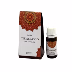 Cedarwood, Doftolja, 10ml Goloka