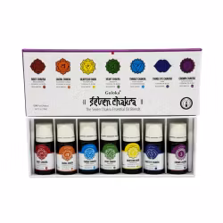 7 Chakra, Eterisk Oljeblandning 7 x 10 ml, Goloka