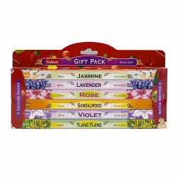 Nr2 Square Presentförpackning, 6-pack Rökelse, Tulasi