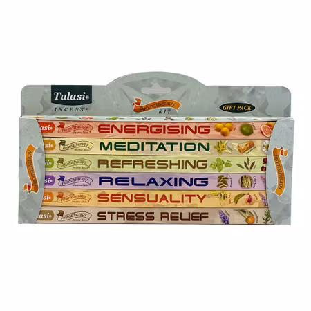 Aromaterapi Square, 6-pack Rökelse, Tulasi