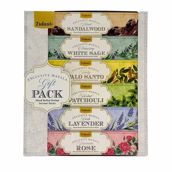 Nr2 Presentförpackning, 6-pack Rökelse, Tulasi Exclusive Masala