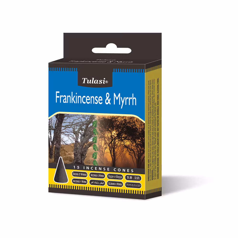 Frankincense & Myrrh, Rökelsekoner, Tulasi