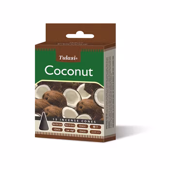Coconut, Kokos, Rökelsekoner, Tulasi