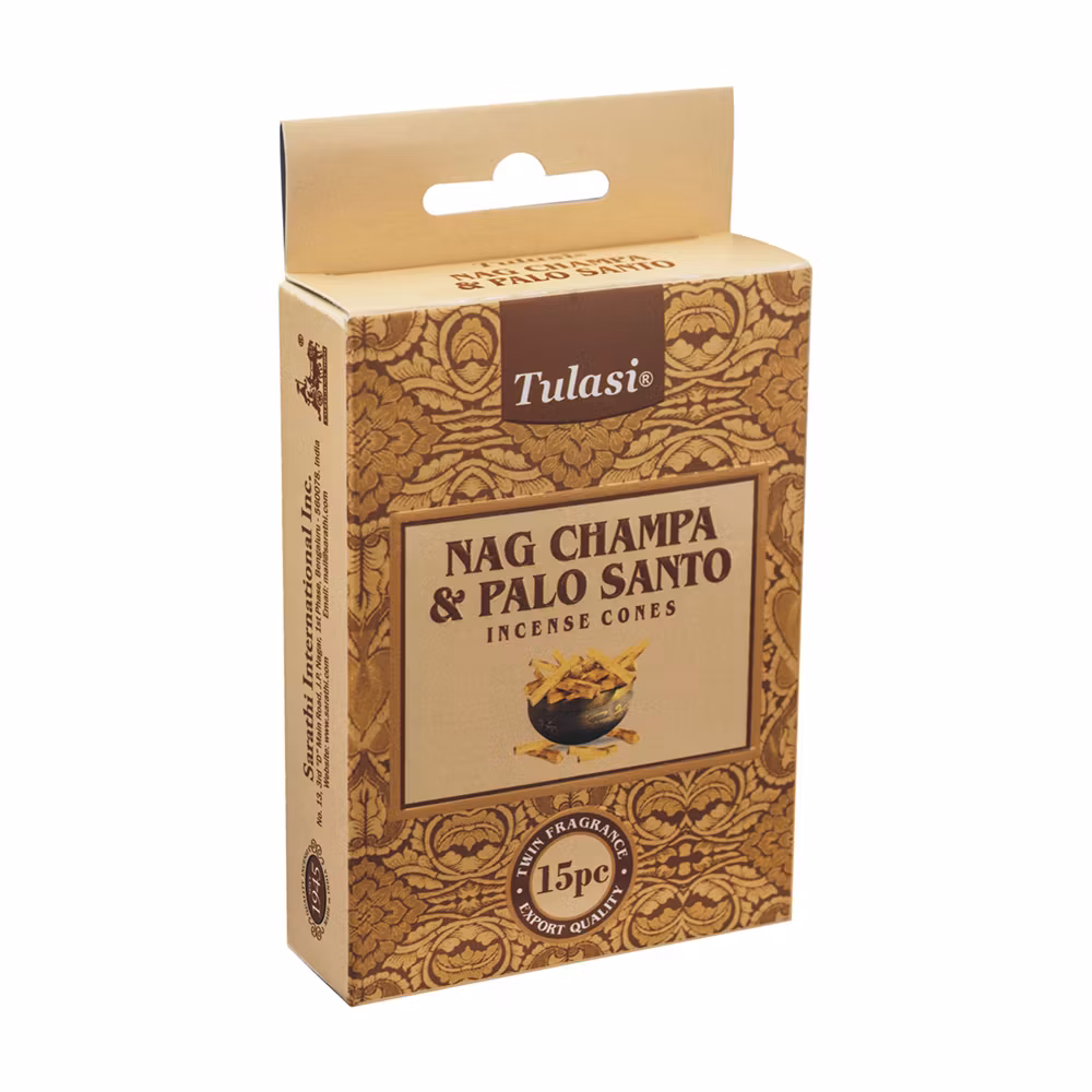 Nag Champa Palo Santo, Rökelsekoner, Tulasi