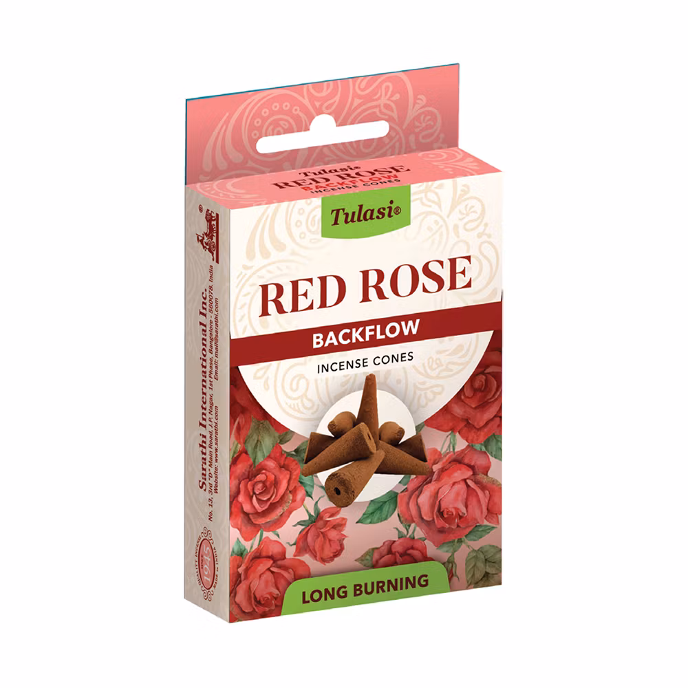 Rose, Ros, Backflow rökelse, Tulasi