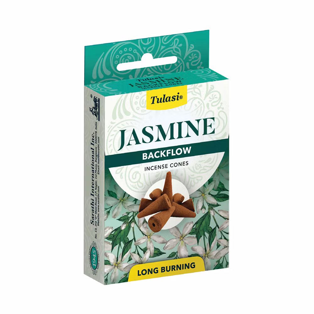 Jasmine, Backflow rökelse, Tulasi