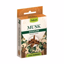 Musk, Backflow rökelse, Tulasi