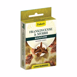 Frankincense & Myrrh, Backflow rökelse, Tulasi