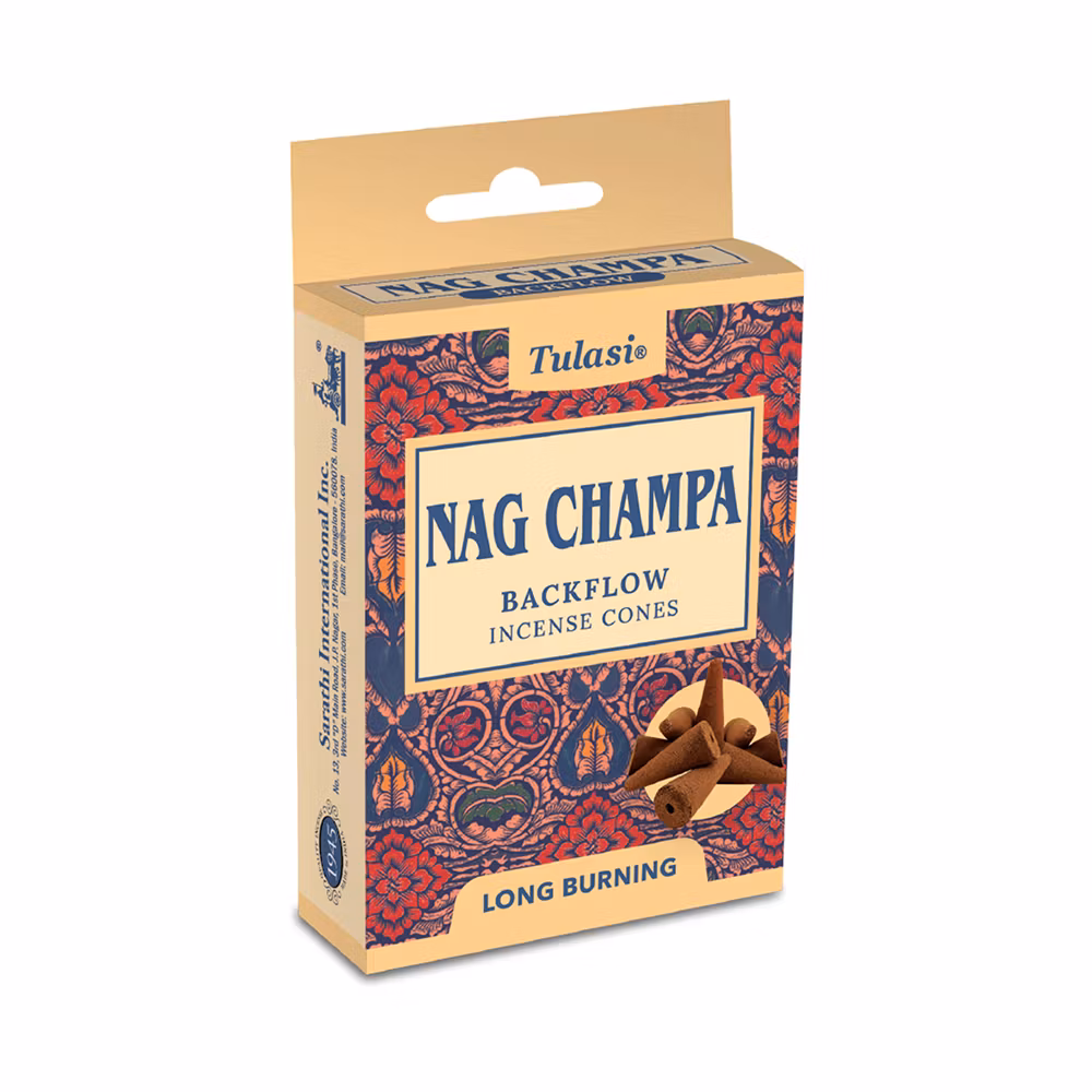 Nag Champa, Backflow rökelse, Tulasi