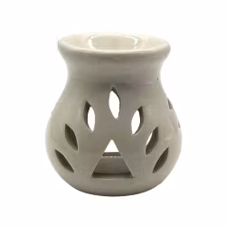 Utskurna mönster, Beige, Aromalampa