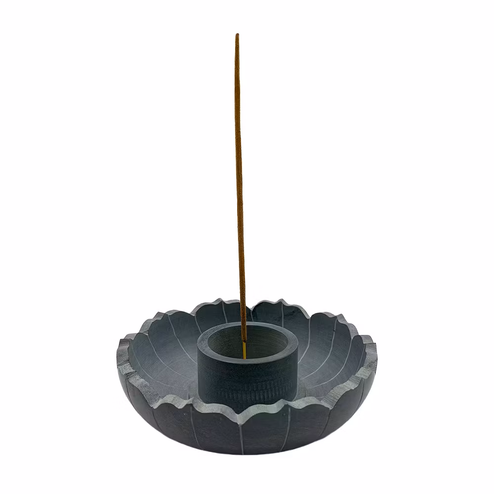 Rökelsehållare för vit salvia, Lotus Sandsten
