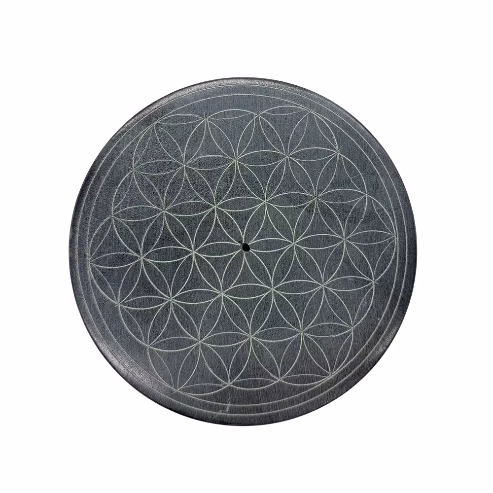 Grå Mandala, Rund Rökelsehållare, Sandsten