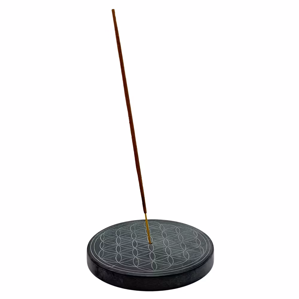 Grå Mandala, Rund Rökelsehållare, Sandsten