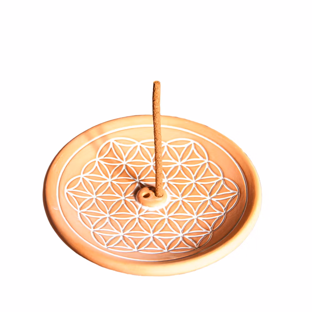 Yggdrasil, Terracotta färg, Rökelsehållare rund