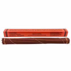 Tibetansk örtrökelse, traditionell i röd förpackning