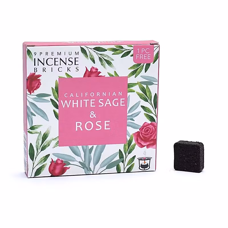 White Sage & Rose, Rökelsetabletter, Aromafume