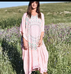 KAFTAN IBIZA LIGHT PINK
