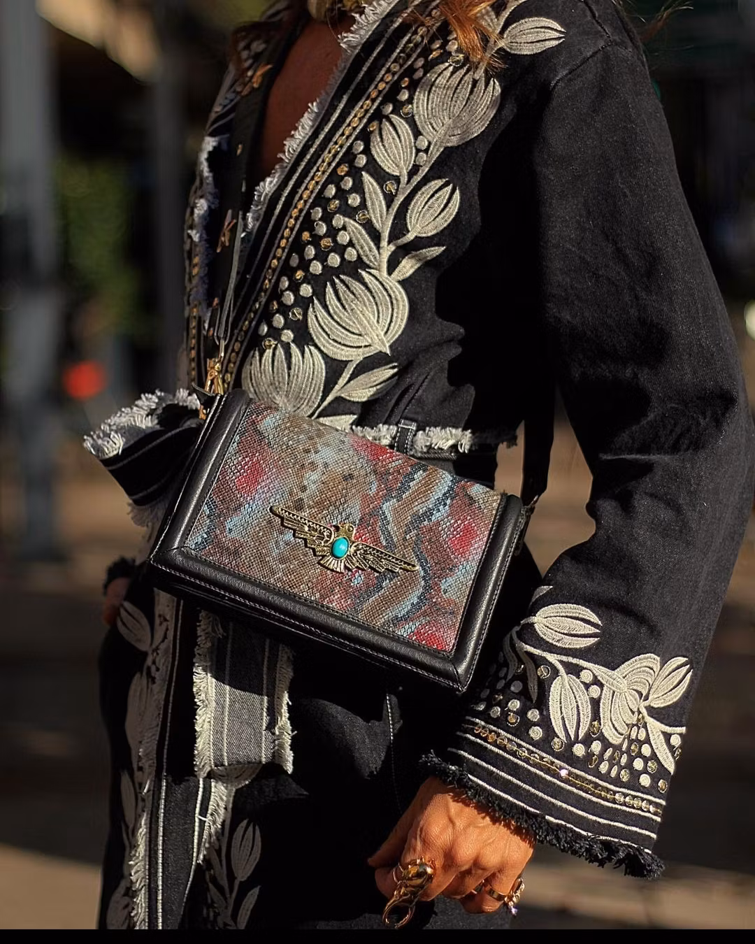 JEANS KIMONO