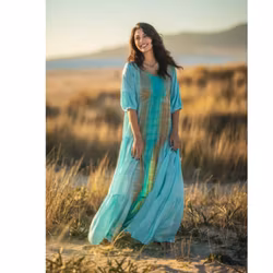 MAXI DRESS VARADERO MINT