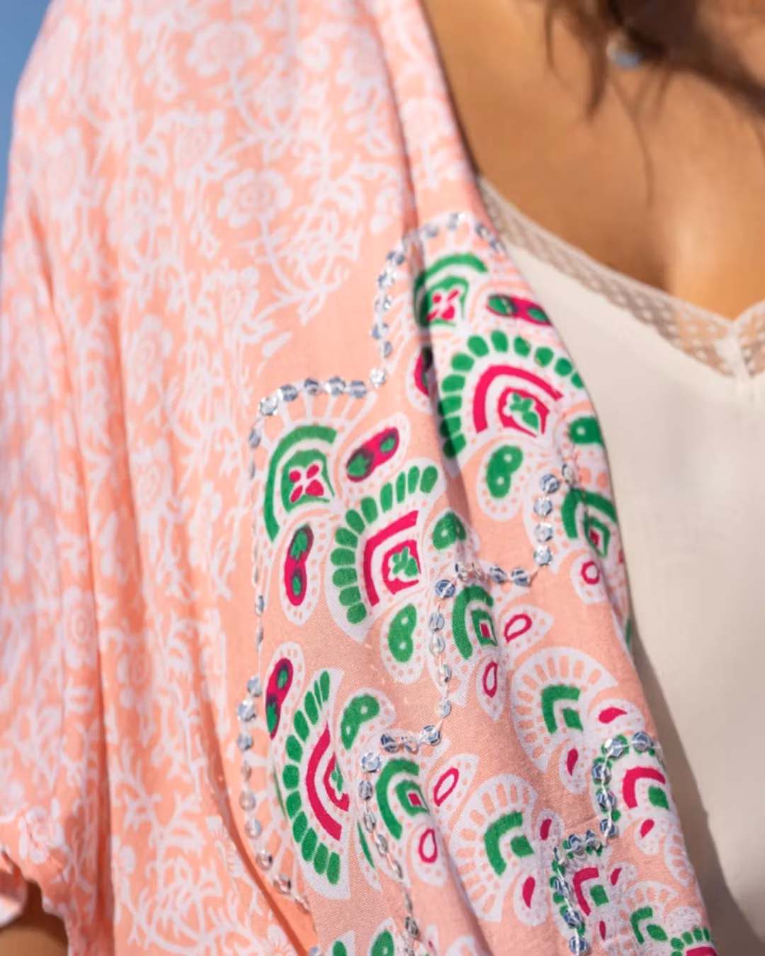 KIMONO IBIZA LIGHT PINK