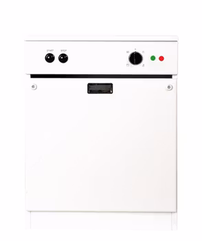 Alfred diskmaskin, vit lucka