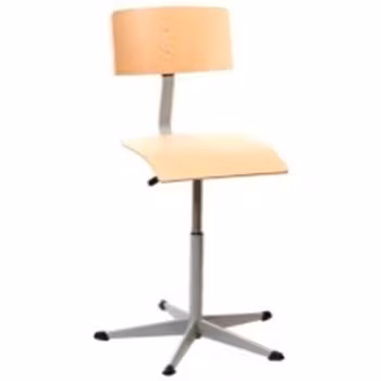 Stol BackUp gas liten trä sh 42-62 cm med glidfötter