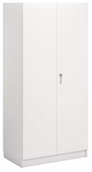 Norden materiaalikaappi 2 ovea L100xS60xK210, valkoinen